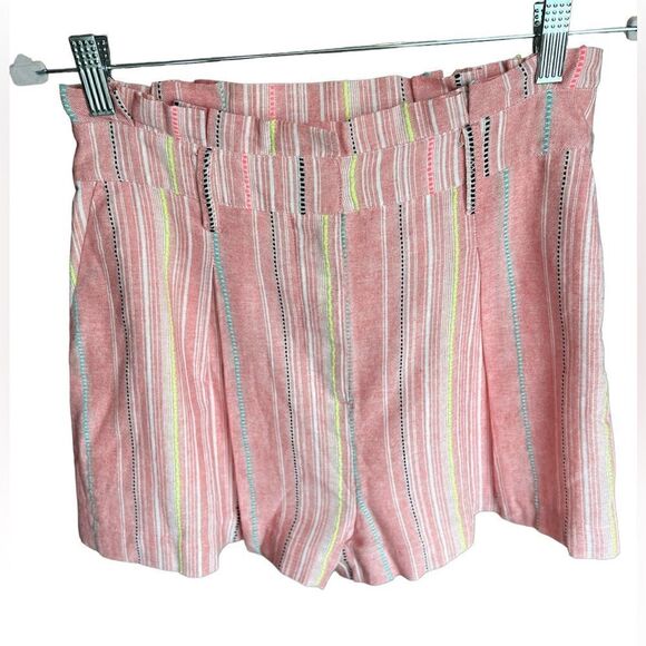 Parker Sunset Stripe High Waisted Shorts - Picture 2 of 5